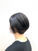 クオリス 上福岡店(QUALIS)&nbsp;小顔ショート/ショートボブ/白髪染め/黒髪/40代50代60代/