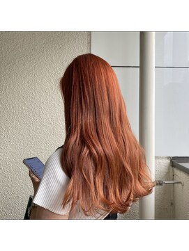 ラべリー 池袋(LOVELEY) 【池袋】ナチュラルロング オレンジ