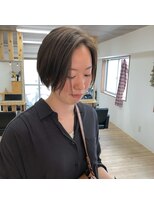 シー(see)&nbsp;甘辛ミックスで攻めるショートボブ！ハンサムショート