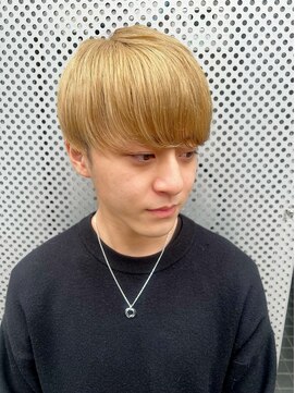 エイトオーミヤ 大宮店(EIGHT omiya) メンズ ブリーチカラー ミルクティーベージュ