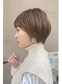 丸みショート/レイヤー少なめ/マッシュショート ゼンコー国分寺