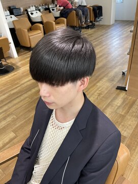 ネイビー(NAVY) サラサラマッシュ