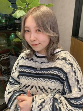 ロンドエニカ 大宮(Lond enika) シルバー　グレージュ　ケアブリーチ【大宮美容室】