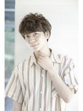 ルルディ バイ アフロディーテ銀座(luludi by APHRODITE) ハイライト/マッシュパーマ/ウルフ/アッシュブラック/銀座