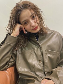 ニール シトロン 名古屋 伏見 丸の内(NEELU citron) 【Neelu_tomoya】シアーブラウンベージュ