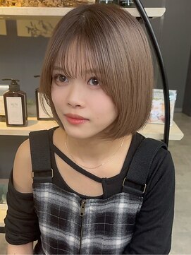 ジアン バイ ミルボン 西宮ガーデンズプラス(GIEN by milbon) 顔まわりレイヤーカット×透明感カラー