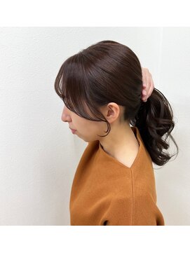 レナークソワン(LENAHC SOIN) 結んでもかわいい/レイヤーカット/ブラウン/オフィスOK