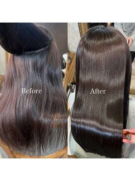 アンフィフォープルコ(AnFye for prco) 【AnFye】うる艶髪♪初めての縮毛矯正Before&After