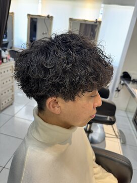 アイズ 海老名(AIZU) 波巻きツイストスパイラルパーマ　マッシュパーマ　メンズパーマ