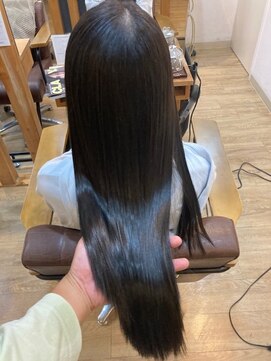 グランバイ アトリエドングリ(Grand × AtlierDonguri) お客様髪質改善データ1421（アッシュグレイ）