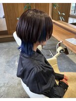 フラム(fulam)&nbsp;ショートウルフ×インナーネイビー