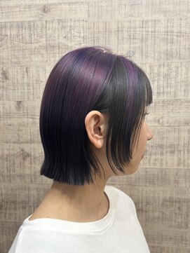 ララ(LALA) アンブレラカラー×顔周りレイヤーボブ