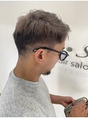 ☆大人気メンズカット☆刈り上げハイトーングレーカラー