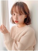 無造作ゆるふわ巻き×マロンベージュ