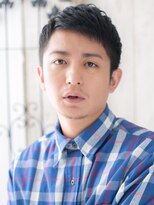 メンズヘア ビーセカンド 草加店(MENS HAIR B-2)&nbsp;20代30代アップバング黒髪王道ベリーショートX草加