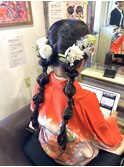 編みおろしツイン