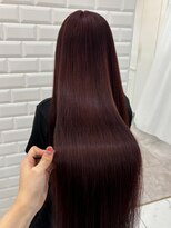 リルミー(Lilme)&nbsp;ブリーチありワインレッド＊まゆ