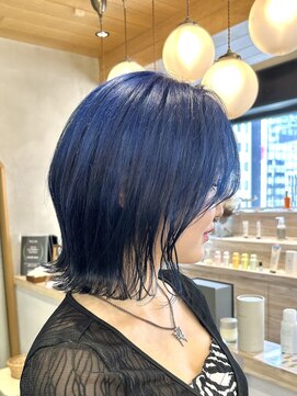 ロンドアジュール 横浜(Lond azur) ★ブルーグラデーションカラー！普通に飽きたらデザインカラー！