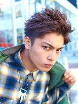 リップス 梅田ロフト(LIPPS) バーンブラスト ワイルドツーブロック 前髪かきあげ