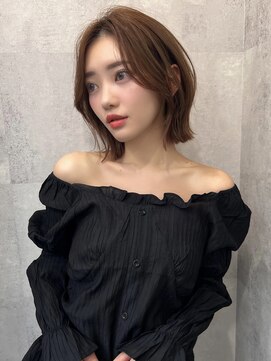 ラベル 渋谷(LAVEL) ２０代３０代お洒落☆レイヤーボブレイヤーカット髪質改善