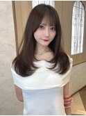 学割U24 韓国風 ウルフ フェイスレイヤー 顔周り 前髪