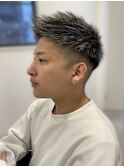 ツーブロック×ソフトモヒカン◎清潔感ショートナチュラルカラー