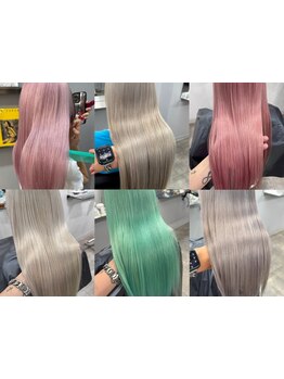 ダメージが気になるハイトーンは“髪の内部”から補修してツヤ髪に♪[ケアブリーチ/ダブルカラー/髪質改善]