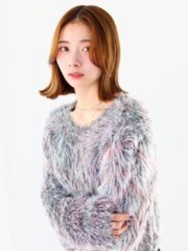 ガリカ シーム(Gallica/SEAM) しっとりまとまるボブに赤みを抑えた艶感ベージュ