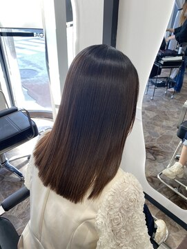 ロア 熊本(LOA) 朝のセットを楽に出来る髪質改善縮毛矯正