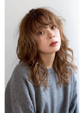 ロングゆる巻きへア