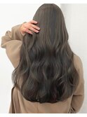 透明感グレージュ