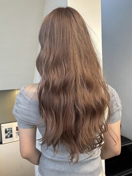 ココアベージュ/ミルクティー/全頭ブリーチ/ヨシンモリ