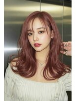 プライズ 所沢プロぺ通り店(prize)&nbsp;韓国風ピンクベージュケアブリーチカラーシアダブルカラー所沢