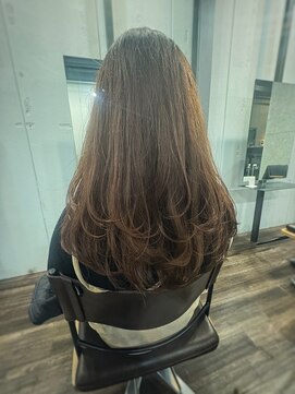 オレンジブラウン×レイヤー