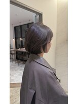 ファルファラ(farfara)&nbsp;【farfara】透明感グレージュ/顔周りカット/レイヤーボブ