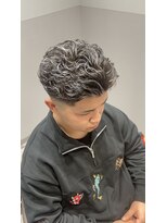 サロウィン 熊本上通り店(SALOWIN)&nbsp;極道パーマ×ホワイトメッシュ