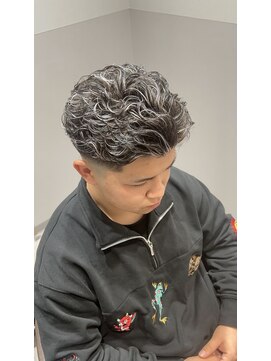 サロウィン 熊本上通り店(SALOWIN) 極道パーマ×ホワイトメッシュ