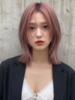 エイチ ウルフカット 大阪梅田(811) 50代ハンサムショートショートバレイヤージュクラゲヘアパーマ