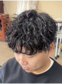 香川ツイストスパイラルパーマメンズマッシュツイスト高松