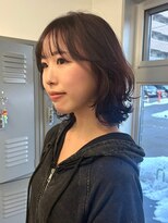 テンション(tension)&nbsp;レイヤーカットボブ髪質改善縮毛矯正札幌駅大通駅バスセンター駅