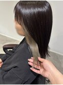 インナーカラー/イヤリングカラー/春カラー/ポイントカラー