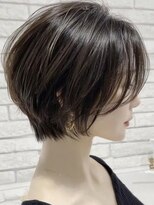 ルーファス 恵比寿 渋谷(Ruufus)&nbsp;【40代50代60代】ひし形大人ショートボブ／前髪なし／面長丸顔◎