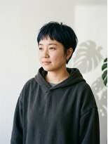 フルショウ 栄店(FURUSHO) ピクシーカット/ダークブルー/外はねボブ/耳かけ可愛いボブ