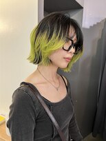 ゾーイ ケゴ 天神今泉(ZOEY kego)&nbsp;ライムグリーンボブ
