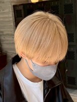 ヲタク(wotaku.)&nbsp;ブロンドベージュハイトーンブリーチメンズハイトーンメンズヘア