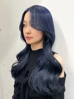 シーン(seen)&nbsp;【ディープネイビーブルー】くびレイヤーブルージュハイトーン