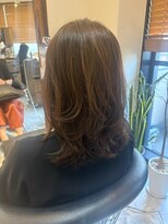 ヘアリゾート粋 トゥジュ 池袋東口店(tujuh)&nbsp;レイヤーカット/ブラウンカラー