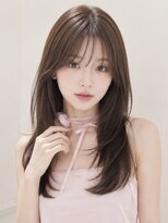 ユーフォリア 新宿店(Euphoria) 小顔シースルーバング顔周りカットレイヤーワンカール