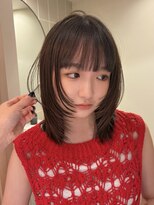 フィルムス ヨコハマ プラス(FILMS 横浜 +) くびれレイヤー/オリーブベージュ/顔周り/シースルー/横浜+