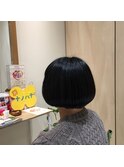 鹿沼で唯一本格ヘッドスパが出来る美容室　シンプルボブ